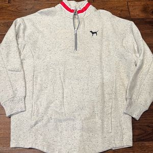 1/4 zip PINK sweatshirt